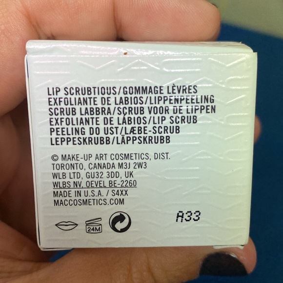 MAC Lip Scrubtious Sweet Vanilla New in Box - Picture 4 of 4